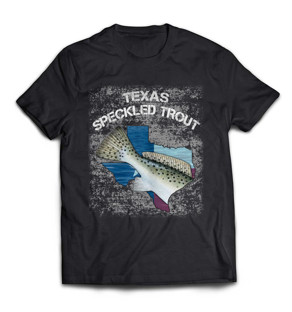 Speckled Trout Texas Flag Fishing T-Shirt: Show Off Your Love for Fishing